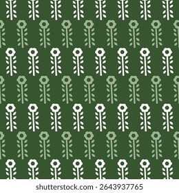 High quality block print pattern in EPS format for home decor.