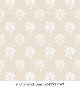 High quality block print pattern in EPS format for home decor.