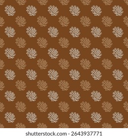 High quality block print pattern in EPS format for home decor.