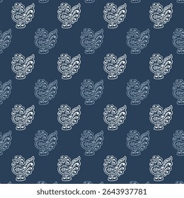 High quality block print pattern in EPS format for home decor.