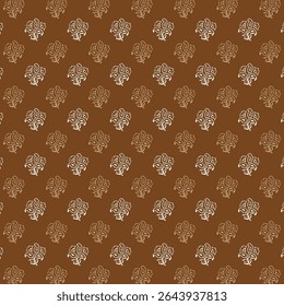 High quality block print pattern in EPS format for home decor.