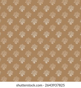 High quality block print pattern in EPS format for home decor.
