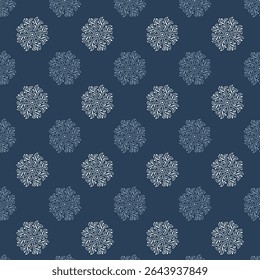 High quality block print pattern in EPS format for home decor.