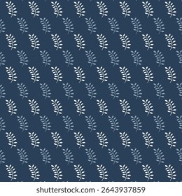 High quality block print pattern in EPS format for home decor.