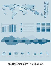 High quality business infographic elements