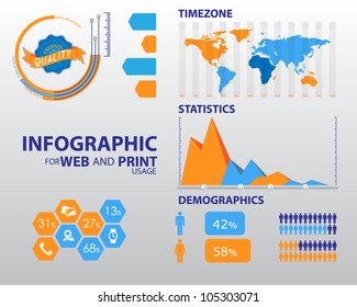 High quality business infographic elements