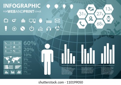 High quality business infographic elements