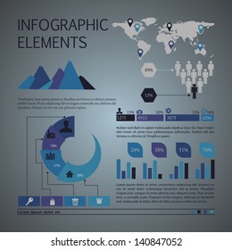 High quality business infographic elements