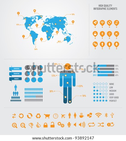 High quality business infographic elemnts