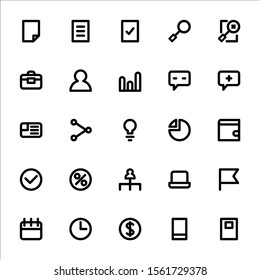 High Quality Bussines And Management Line Icons For You And You Can Use These Icons For Any Projects