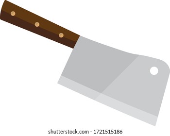 Hochwertiger Chopper Kniff Line Art Vektor