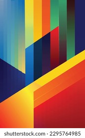 high quality colorful abstract geometrical shaped vector design | Colorful stripes background