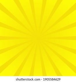 High Quality Comic Book Style Background. Vector Comic Banner For Text. Yellow.