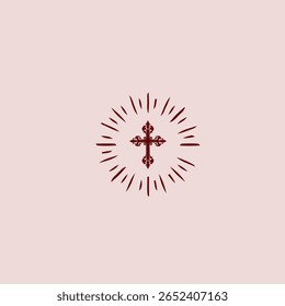 VECTOR CRUZADO DE ALTA CALIDAD PARA LA CAMISETA DEL LOGOTIPO Y EL DISEÑO CASERO DE LA PARED
