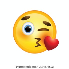 High Quality Emoticon On White Background Stock Vector (Royalty Free ...