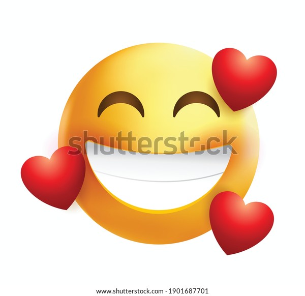 High Quality Emoticon On White Background Stock Vector (royalty Free 