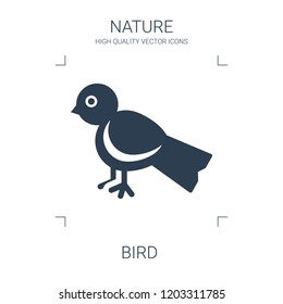 high quality filled bird icon on white background. from nature collection flat trendy vector bird symbol. use for web and mobile