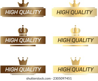 High Quality Gold and Brown Desing