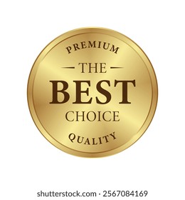 High Quality Gold Labels, Signs and Banners It can be used for remote products or services. Luxurious premium gold badges and labels Four golden badges on a white background