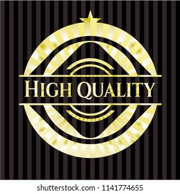 High Quality golden badge