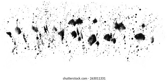 high quality grayscale aquarelle splashes
