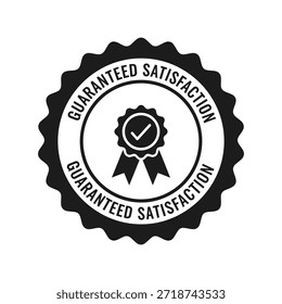 Alta calidad garantizada sello de satisfacción Vector de la insignia
