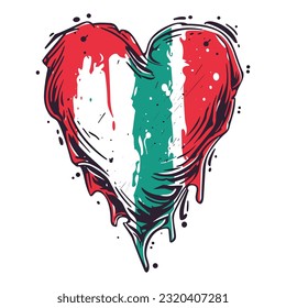 HIGH QUALITY  HEART VECTOR FOR TATTO T-SHIRT DESIGN