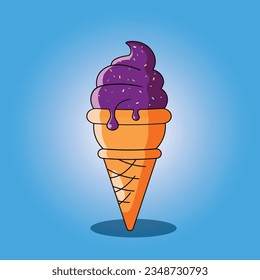 High quality Ice-cream vector illustration 