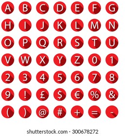 A High Quality Illustrated Font isolated from the background