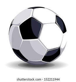 High quality isolated soccer (football) ball for sport art