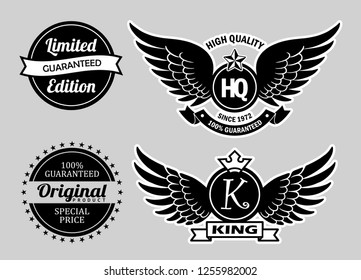 High quality label badges. Good use for badge, symbol, sticker, or any design you want. 