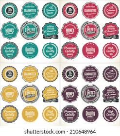 High Quality Labels Collection Stock Vector (Royalty Free) 210648964 ...