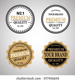 High Quality Labels Set