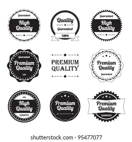 High Quality Labels Set