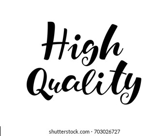 High Quality lettering