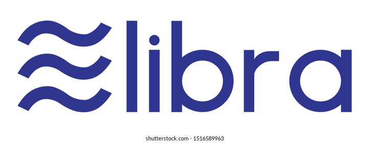 High Quality Libra Logo Design Template. Cryptocurrency and Bitcoin Logotype icon Illustration. Minimal Blockchain Technology and Crypto Symbol