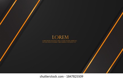 high quality luxury black gold background with minimalist concept