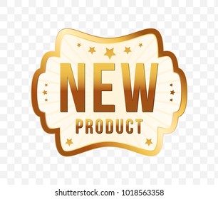High Quality Luxury Labels on Transparent Background . Vector Isolated Illustration