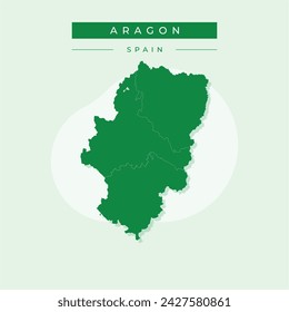 Mapa de Alta Calidad de Aragón es una región de España, con fronteras de las regiones
