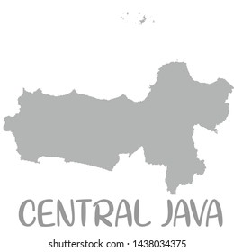High Quality Map Central Java Province Stock Vector (Royalty Free ...