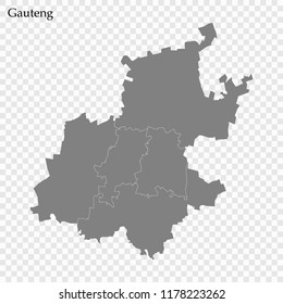 325 Map Of Gauteng Images Stock Photos Vectors Shutterstock   High Quality Map Gauteng Province 260nw 1178223262 