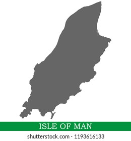 High quality map of Isle of Man is a island in United Kingdom
