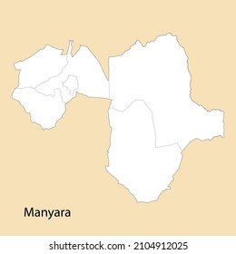 High Quality Map Manyara Region 260nw 2104912025 