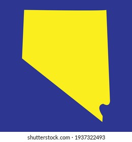 High Quality map of Nevada is a state of United States of America, blank map outline state USA,Nevada,vector map of Nevada for printing posters, postcards, t-shirts,web site mobile app logo UI design.