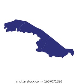 High quality map of Northern Borders is a province of Saudi Arabia
