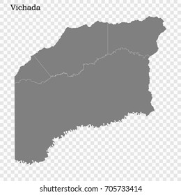 High Quality map of Vichada is a Department of Colombia with borders of the Municipalities