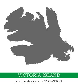 High quality map of Victoria Island is the island of Canada