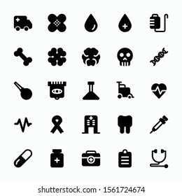 High quality medical solid icons for you and you can use these icons for any projects