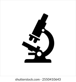  High Quality microscope vector silhouette image