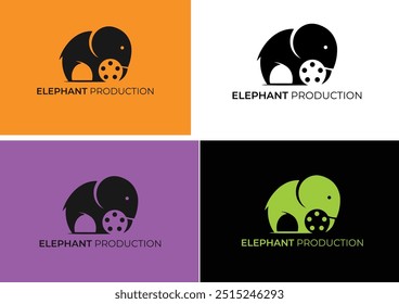 logotipo mínimo de alta qualidade de gato, elefante, cão, tecnologia, óculos de sol com arquivo vetorial EPS totalmente editável